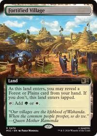 Fortified Village (Extended Art) from Commander: Marvel Super Heroes