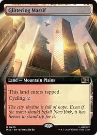 Glittering Massif (Extended Art) from Commander: Marvel Super Heroes