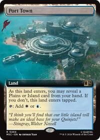 Port Town (Extended Art) from Commander: Marvel Super Heroes