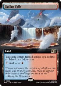 Sulfur Falls (Extended Art) from Commander: Marvel Super Heroes