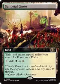 Sunpetal Grove (Extended Art) from Commander: Marvel Super Heroes
