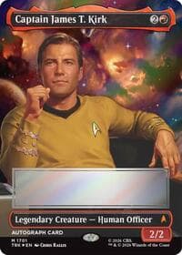 Captain James T. Kirk (Borderless) (Signed) from Star Trek