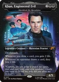 Khan, Engineered Evil - Sheoldred, the Apocalypse (Borderless) from Star Trek: Stardates