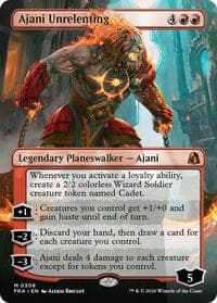 Ajani Unrelenting (Borderless) from Reality Fracture