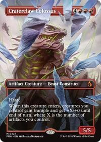 Craterclaw Colossus (Borderless) (0327) from Reality Fracture