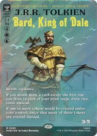 Bard, King of Dale (Borderless) (Surge Foil) from The Hobbit