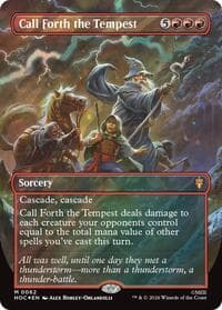 Call Forth the Tempest (Borderless) (Surge Foil) from The Hobbit: Eternal-Legal