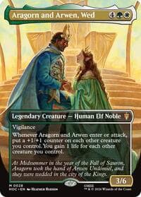 Aragorn and Arwen, Wed (Borderless) from The Hobbit: Eternal-Legal