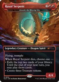 Royal Serpent - Atsushi, the Blazing Sky from Secret Lair Drop Series