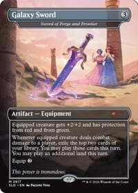 Galaxy Sword - Sword of Forge and Frontier from Secret Lair Drop Series
