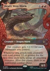 Desert Were-Worm (Showcase) (Surge Foil) from The Hobbit