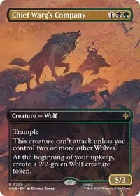 Chief Warg's Company (Borderless) from The Hobbit