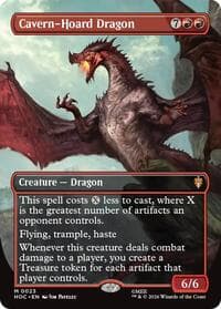 Cavern-Hoard Dragon (Borderless) from The Hobbit: Eternal-Legal