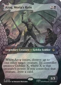 Azog, Moria's Ruin (Showcase) (Surge Foil) from The Hobbit