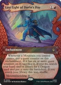 Last Light of Durin's Day (Showcase) (Surge Foil) from The Hobbit