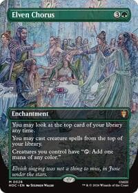 Elven Chorus (Borderless) from The Hobbit: Eternal-Legal
