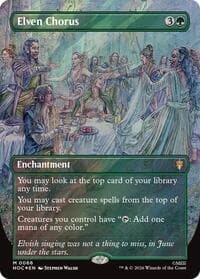 Elven Chorus (Borderless) (Surge Foil) from The Hobbit: Eternal-Legal