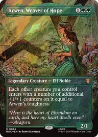 Arwen, Weaver of Hope (Borderless) (Surge Foil) from The Hobbit: Eternal-Legal