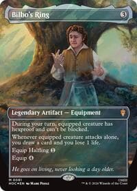 Bilbo's Ring (Borderless) (Surge Foil) from The Hobbit: Eternal-Legal