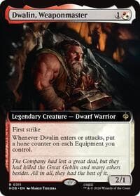 Dwalin, Weaponmaster (Extended Art) from The Hobbit