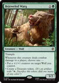 Bejeweled Warg from The Hobbit