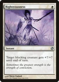 Righteousness from Duel Decks: Heroes vs. Monsters