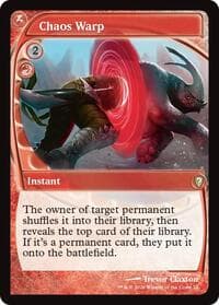 Chaos Warp (Future Sight) from Mystery Booster Commander Edition