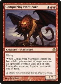 Conquering Manticore from Duel Decks: Heroes vs. Monsters