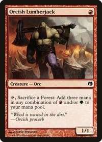 Orcish Lumberjack from Duel Decks: Heroes vs. Monsters