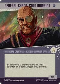 General Chang, Cold Warrior (Showcase) (0539) (Surge Foil) from Star Trek