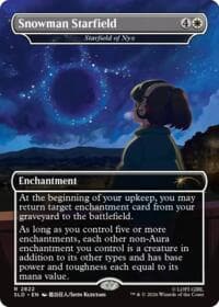 Snowman Starfield - Starfield of Nyx from Secret Lair Drop Series