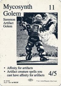 Mycosynth Golem (0108) from Secret Lair x MSCHF: The Zeta Set