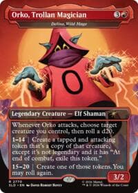 Orko, Trollan Magician - Delina, Wild Mage from Secret Lair Drop Series