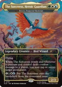 The Sorceress, Heroic Guardian - Derevi, Empyrial Tactician from Secret Lair Drop Series