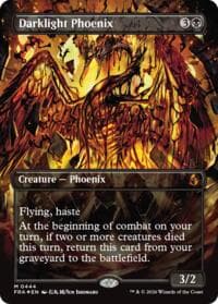 Darklight Phoenix (Borderless) (0444) from Reality Fracture