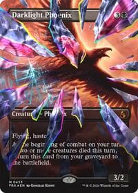 Darklight Phoenix (Borderless) (Facet Foil) (0453) from Reality Fracture