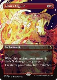 Ajani's Anguish (Borderless) from Reality Fracture