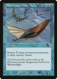 Distorting Wake from Invasion