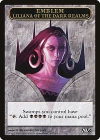 Emblem - Liliana of the Dark Realms from Magic 2013 (M13)