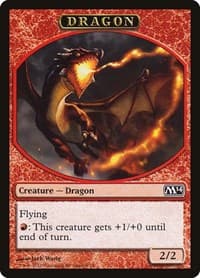 Dragon Token from Magic 2014 (M14)