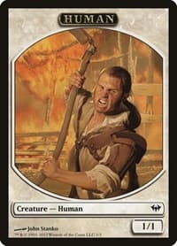 Human Token from Dark Ascension
