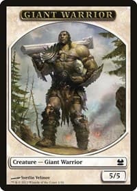 Giant Warrior Token from Modern Masters