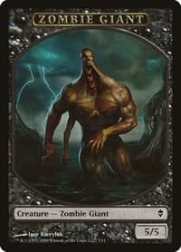 Zombie Giant Token from Zendikar