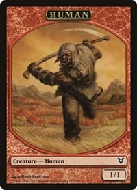 Human Token (7) from Avacyn Restored