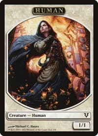 Human Token (2) from Avacyn Restored