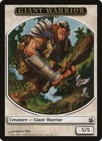 Giant Warrior Token from Morningtide
