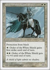 Order of the White Shield from Anthologies