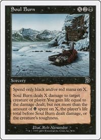 Soul Burn from Deckmasters Garfield vs Finkel