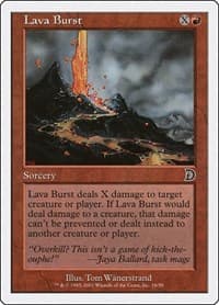 Lava Burst from Deckmasters Garfield vs Finkel