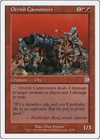 Orcish Cannoneers from Deckmasters Garfield vs Finkel
